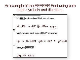 PEPPER Font Sample